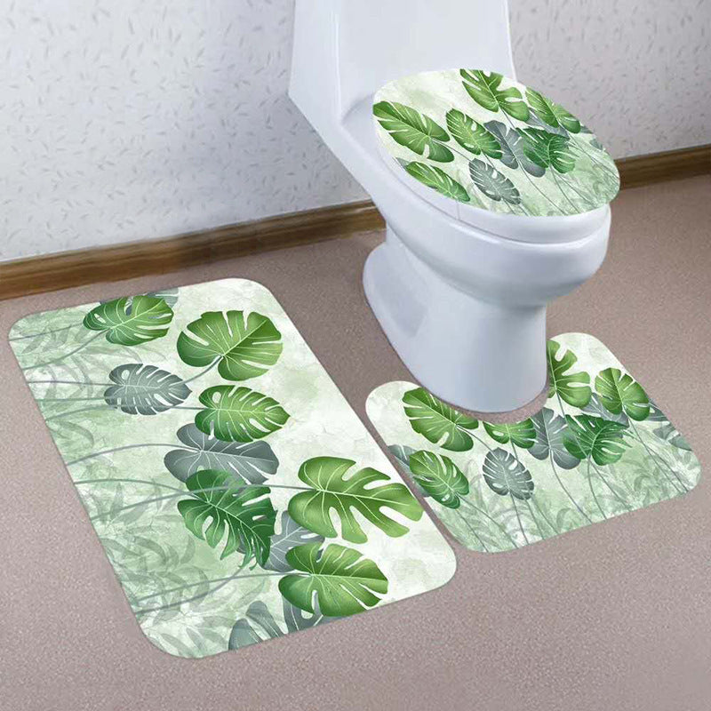 European Style Toilet Three-piece Bathroom Non-slip Mat