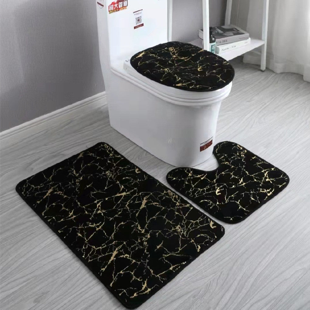 Three-piece Toilet Set Bathroom Mats