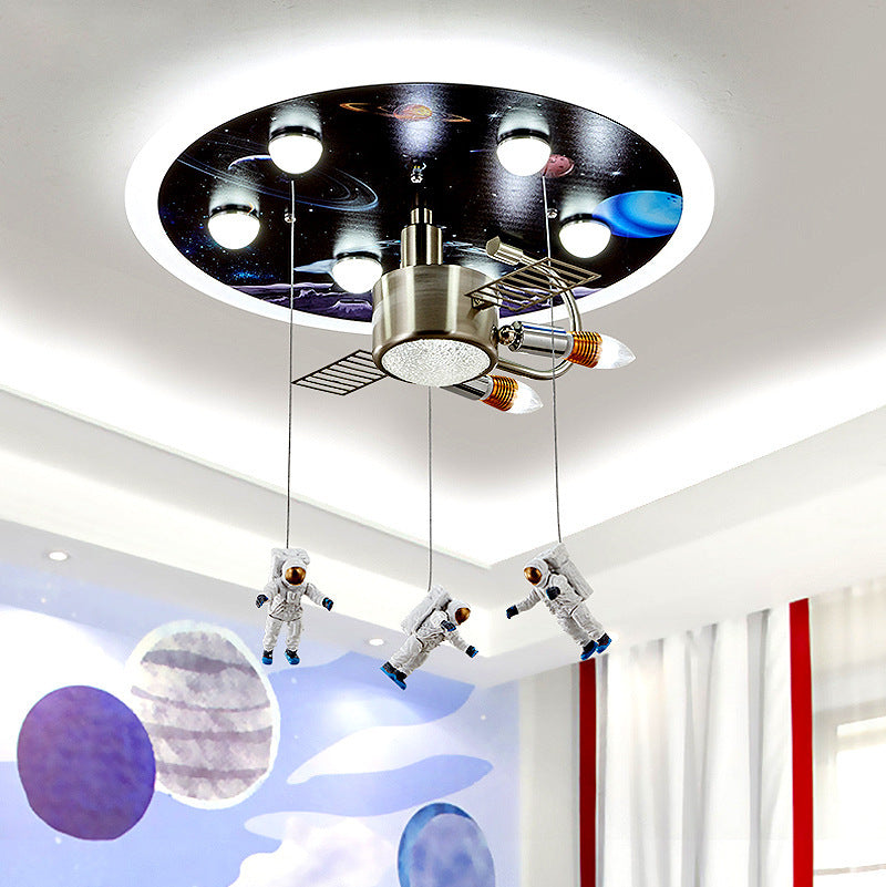 Children's Bedroom Space Man Ceiling Lamp